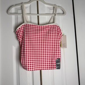 Target Red and White Gingham Camisole